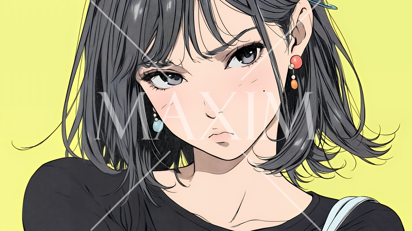 Noという表現を思いっきり顔に表しているる女性