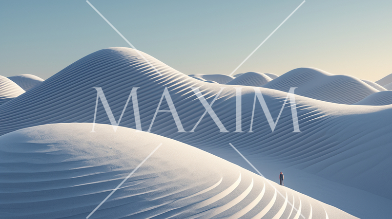 誰もいない孤独：色の変化が滑らかで、立体感や柔らかさを与えるグラデーション背景パターン