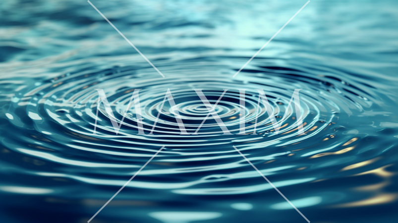 波紋の背景イメージ精緻CG画
