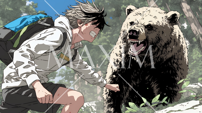 熊に遭遇してしまった人