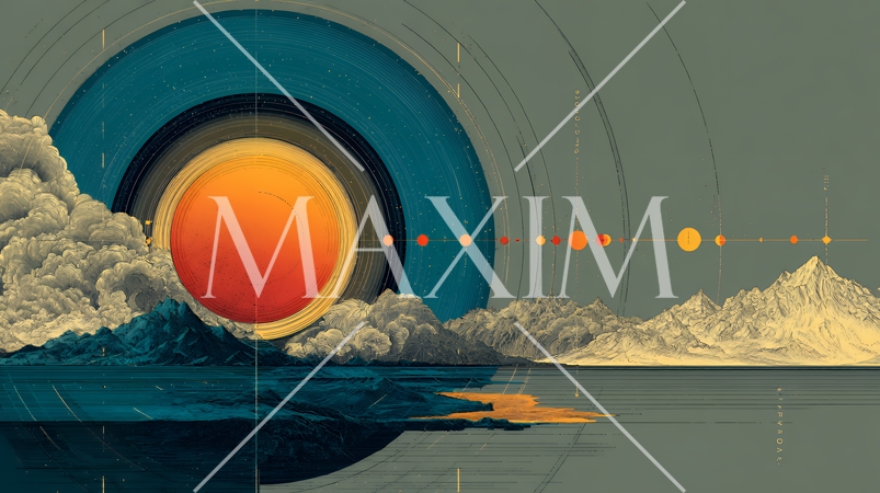 天文学のポスター用図版：宇宙論