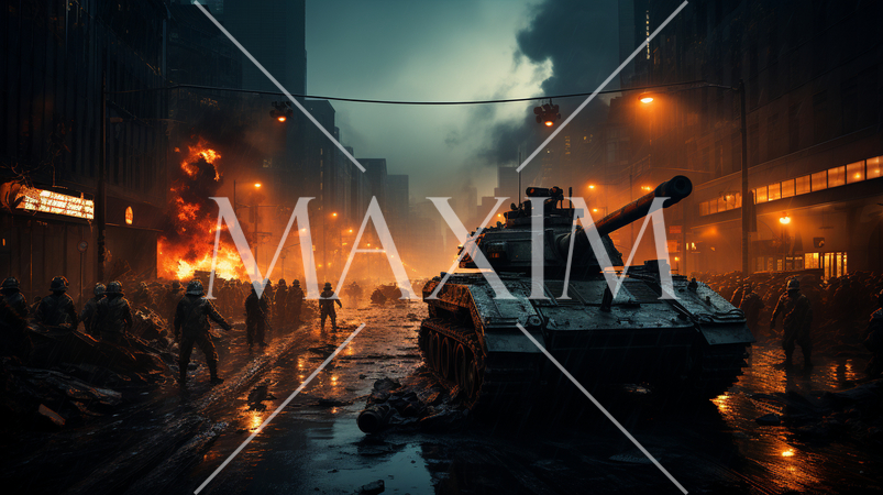 大都市での市街戦：大規模戦争状態