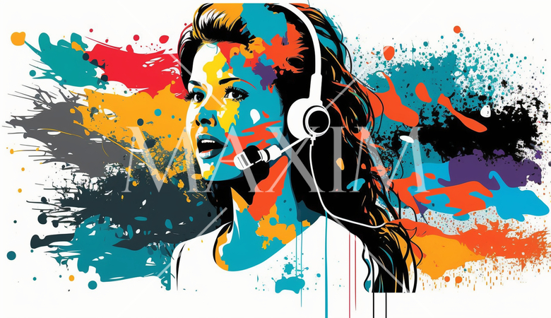 電話応対担当の女性