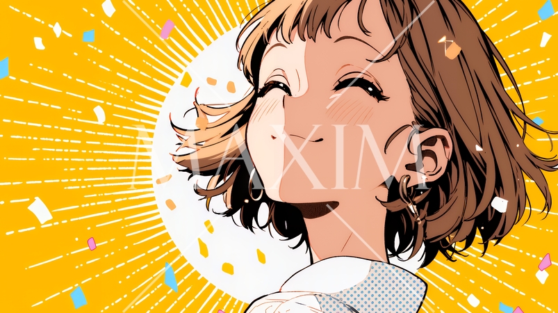 嬉しくて目を開けることができません