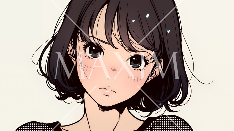 戸惑いの表情の若い女性：困惑した微妙な感情を浮かべた女性