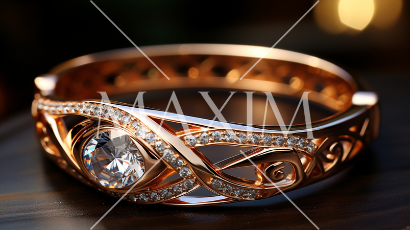 ダイヤモンドのバングル