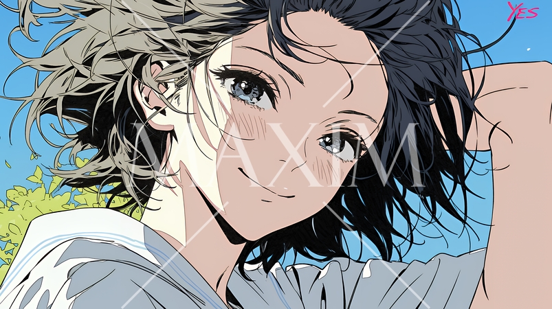 満面の笑みでYesと言っている若い女性