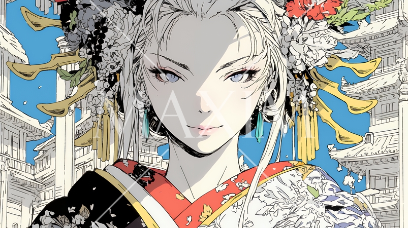 花魁（おいらん）現代風