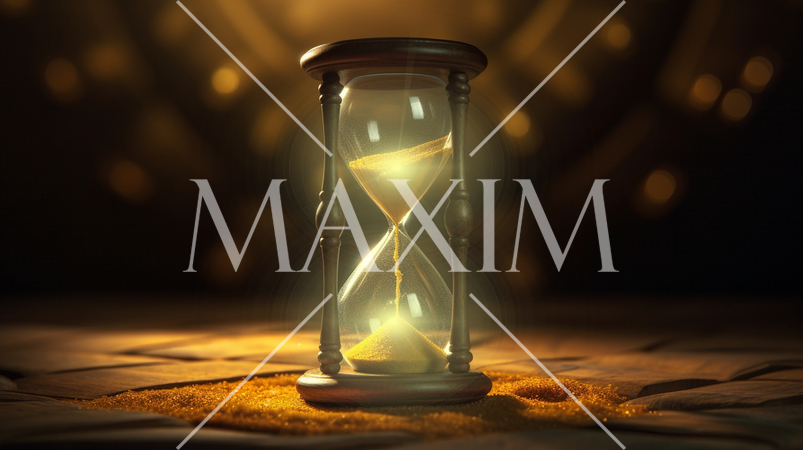 時は金なり：金時計を見せつけているビジネスマン