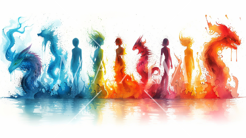 七つの大罪の具象化：人の行動に立ちはだかる誘惑、犯してしまった罪など