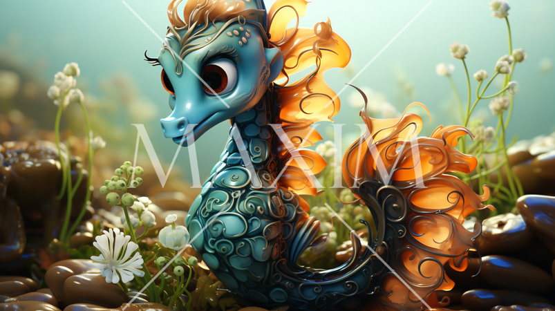 タツノオトシゴ：かわいらしい雰囲気