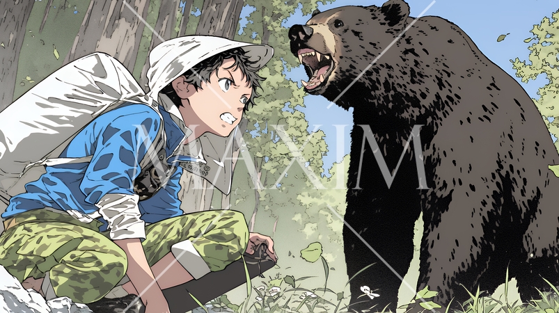 熊に遭遇してしまった人