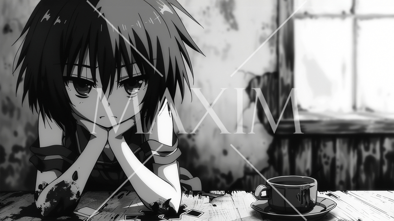 悩んでいる若い女性