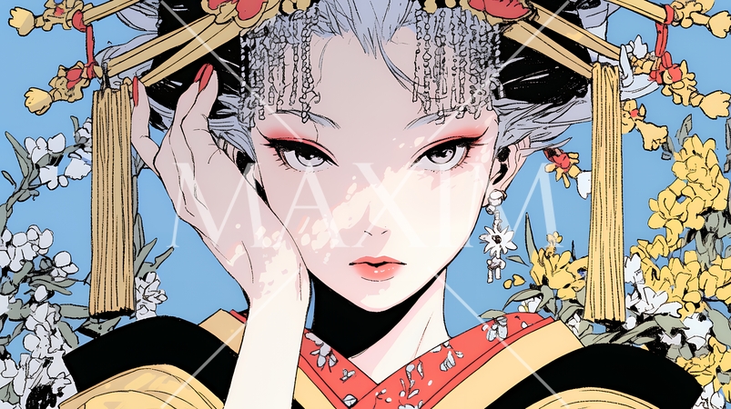 花魁（おいらん）現代風