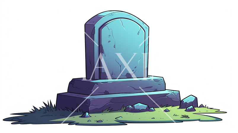 墓石：普通の野ざらしになっているちょっと古い墓石