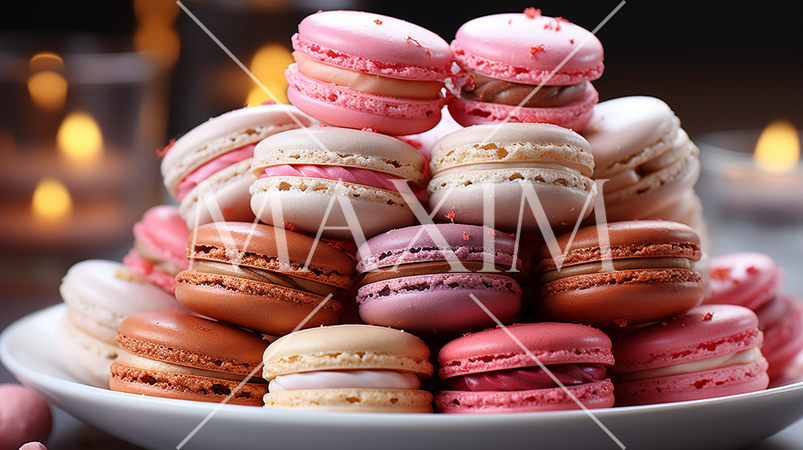 色とりどりのマカロン