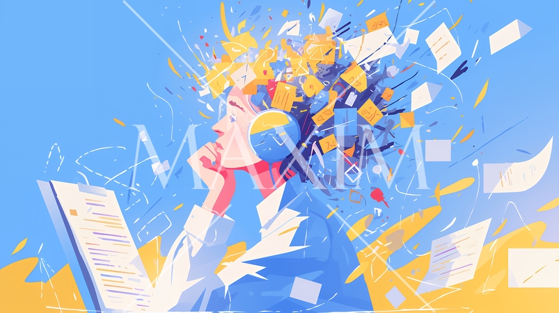 綿密なビジネス戦略を練っている女性