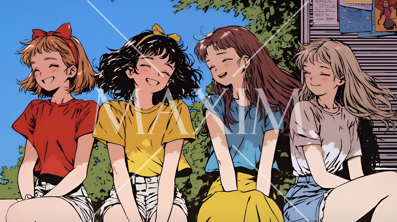 仲良しな女友達たち