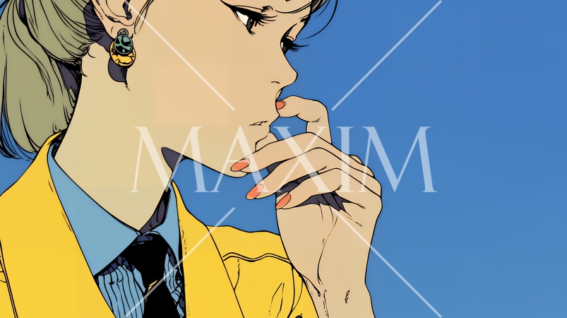 苦悩しているビジネスパーソン