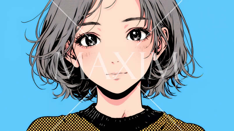 苦笑いをしている女性（気まずさ、困惑、自嘲、内なる葛藤を抱えて）