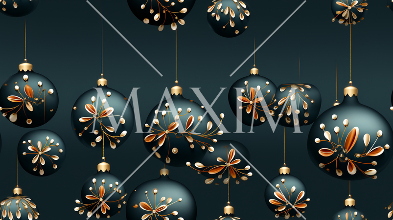 クリスマスオーナメントの連続パターン