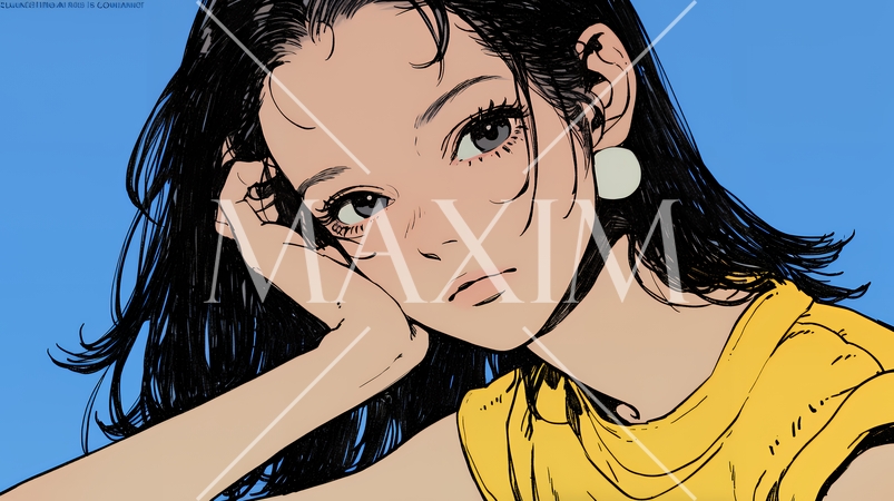 戸惑いの表情の若い女性：困惑した微妙な感情を浮かべた女性