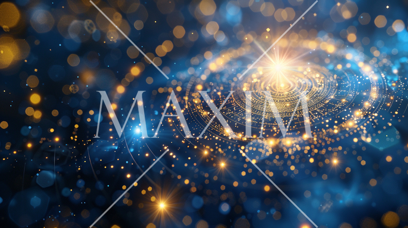 宇宙の始まり、自我の目覚め、物事の根源、、召喚魔法をイメージした光の渦巻き