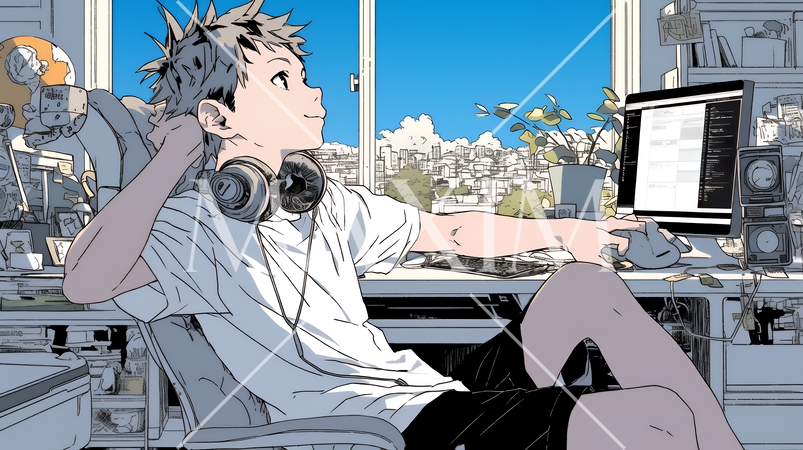 ワーカホリック：家に帰っても仕事・勉強ばかり