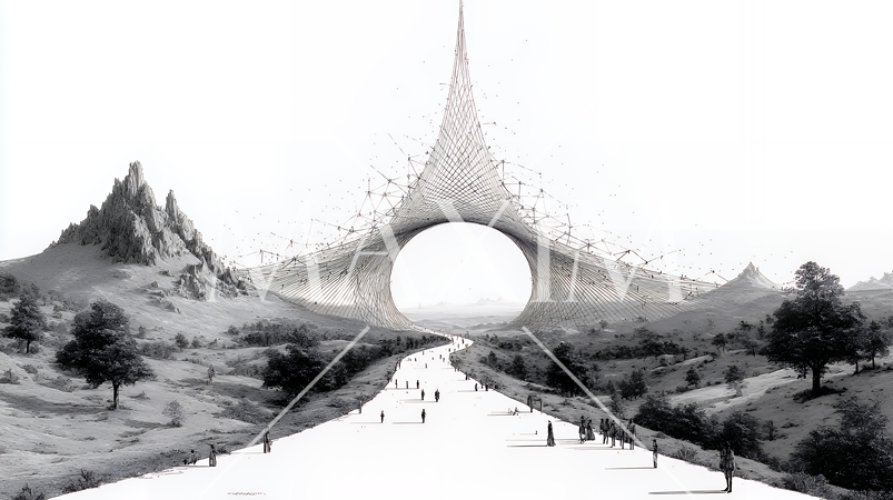 デジタルマトリックスデータ波形が作り出す仮想世界