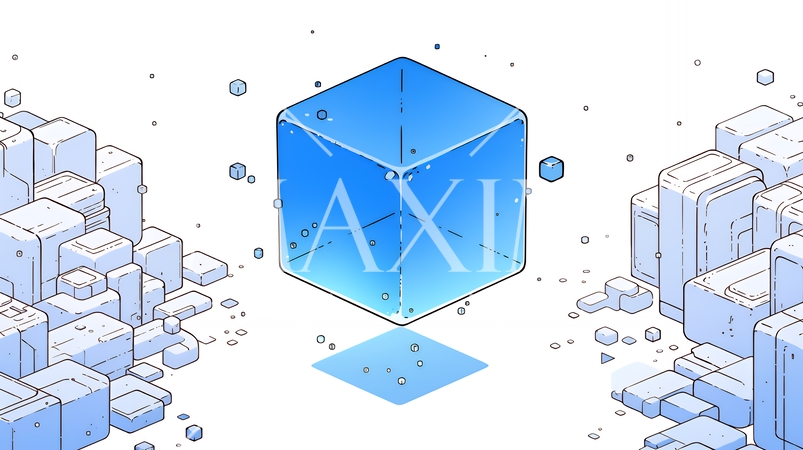 キュービックでジオメトリックな背景画像