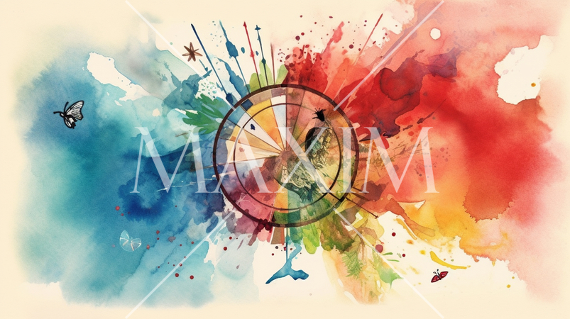 SDGs：SDGsのイメージの水彩画