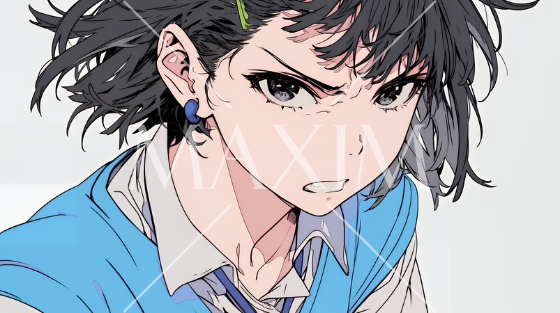 「バカ言ってんじゃないよ」と激怒している女子高生