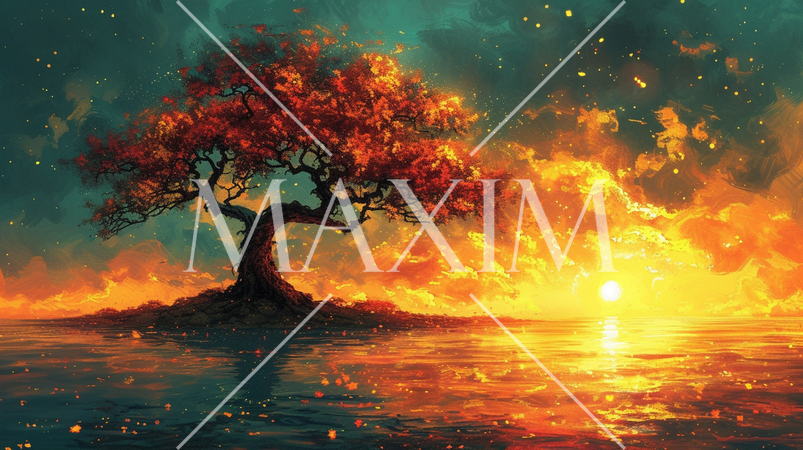 知恵の木：「知識」を木の生長に例えて具現的表現をした