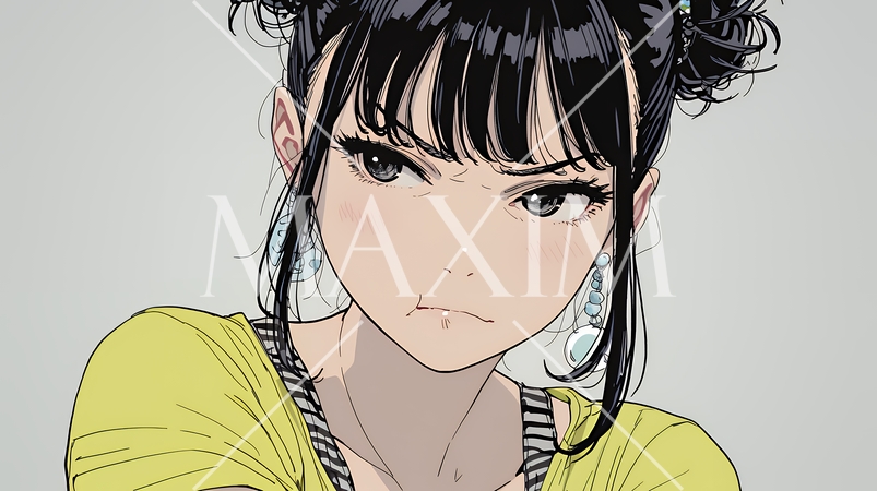 Noという表現を思いっきり顔に表しているる女性