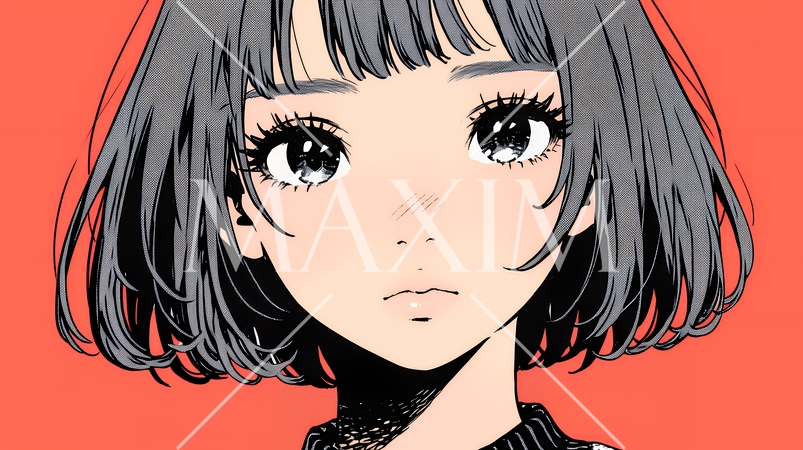 怯えた表情の若い女性