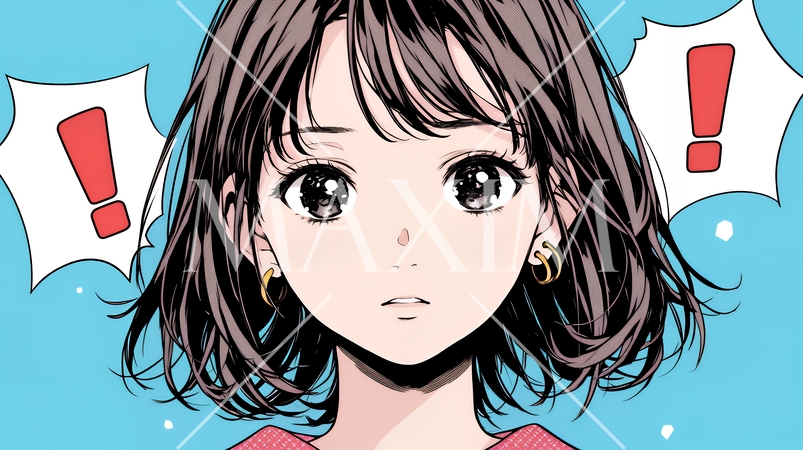 ビックリマークのある場面