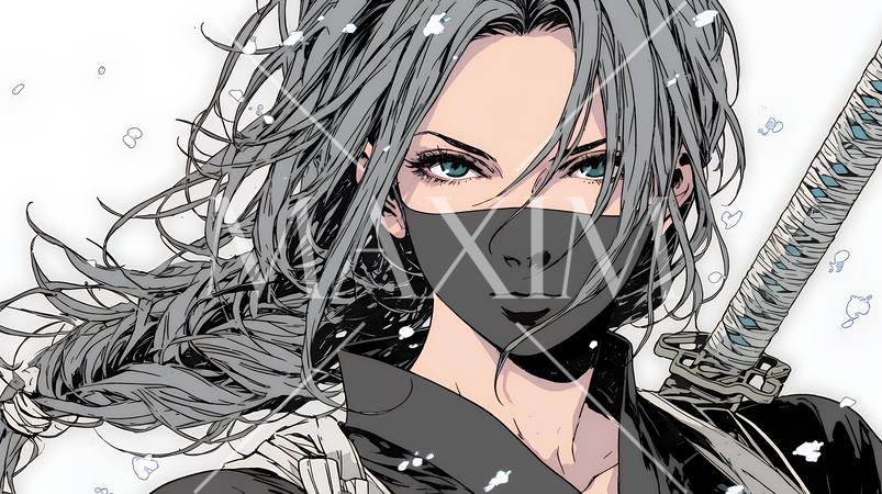 セクシーな女忍者（くノ一）