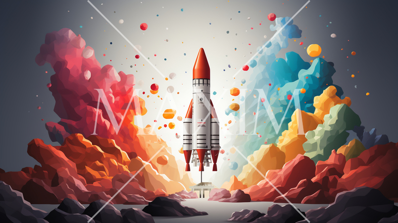 新商品の発表：新商品のローンチイベントの背景イメージ