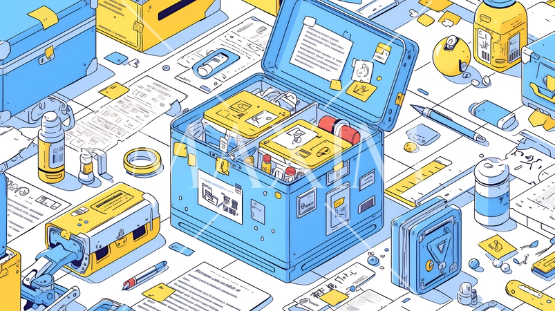 キュービックでジオメトリックな背景画像