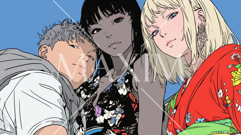 「私たちの勝手でしょ」と言っている若者たち