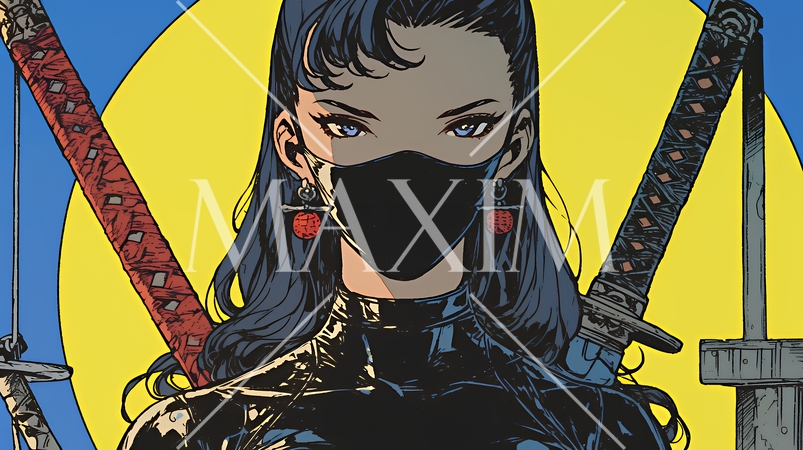 セクシーな女忍者（くノ一）