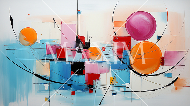 パステルカラーの抽象的背景イメージ