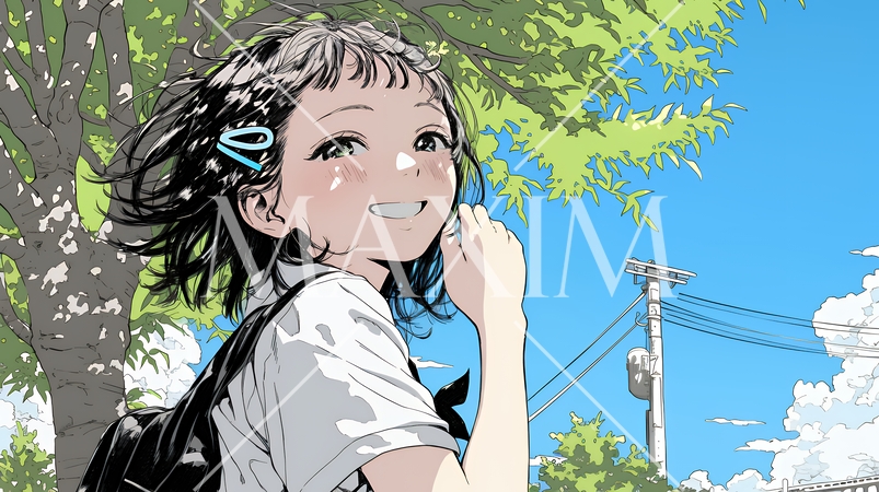 満面の笑みでYesと言っている若い女性