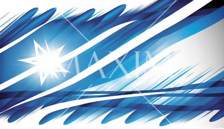 イスラエルの国旗をモチーフにした背景