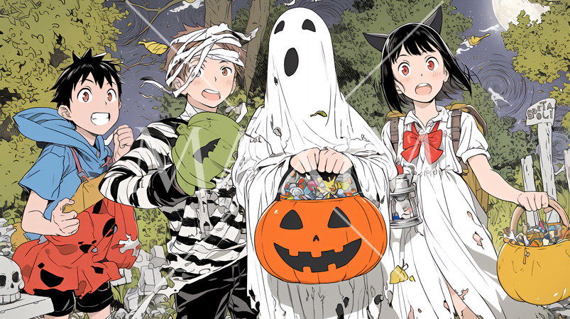 子供たちのハロウィンパーティ