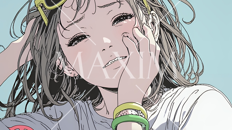 歯痛で頬を押さえている女性