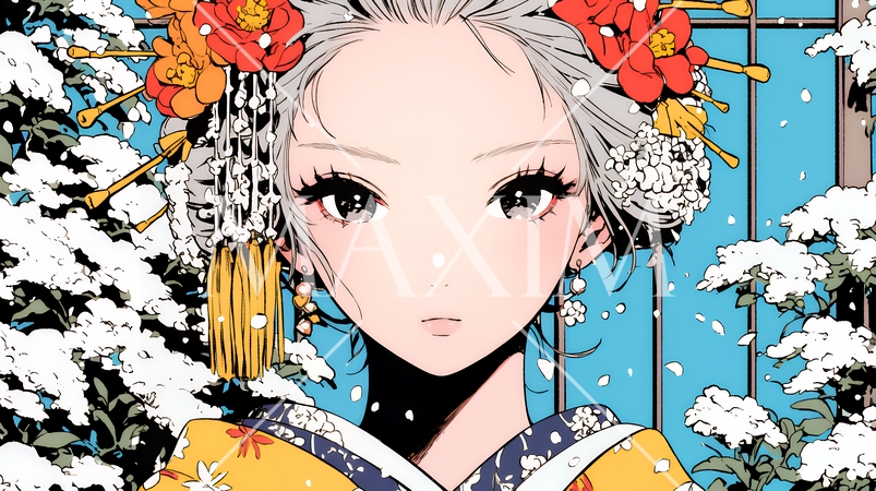 花魁（おいらん）現代風