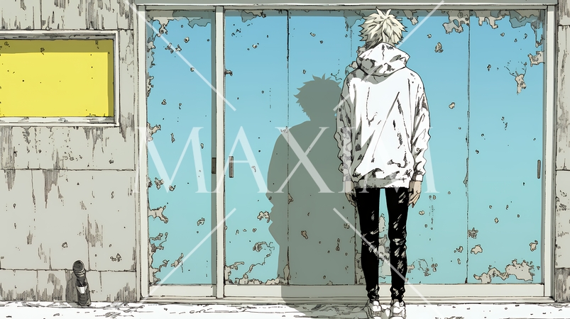 精神的に壁にぶち当たって行き詰まった様子