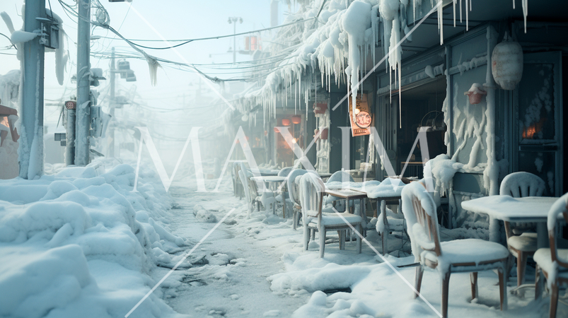 大雪に見舞われた大都市東京