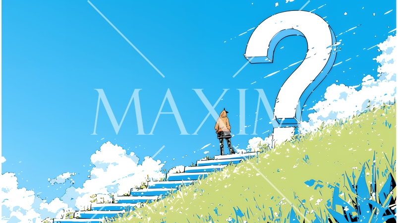 クエスチョンマークのある風景